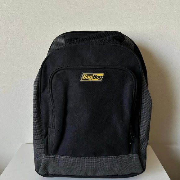 2 Tone Black/Gray Bag Boy Backpack/Book Bag/Carry On Bag - Picture 9 of 9